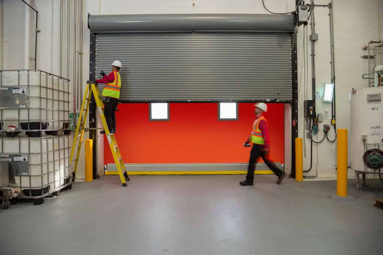 After: Commercial Warehouse Door